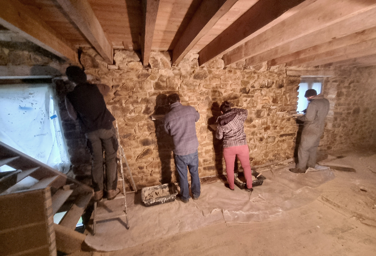 Initiation rejointoiement à la chaux